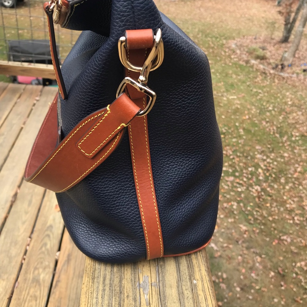 Dooney & Bourke Pebble Grain Hobo Bag in Gorgeous shade of Midnight Blue